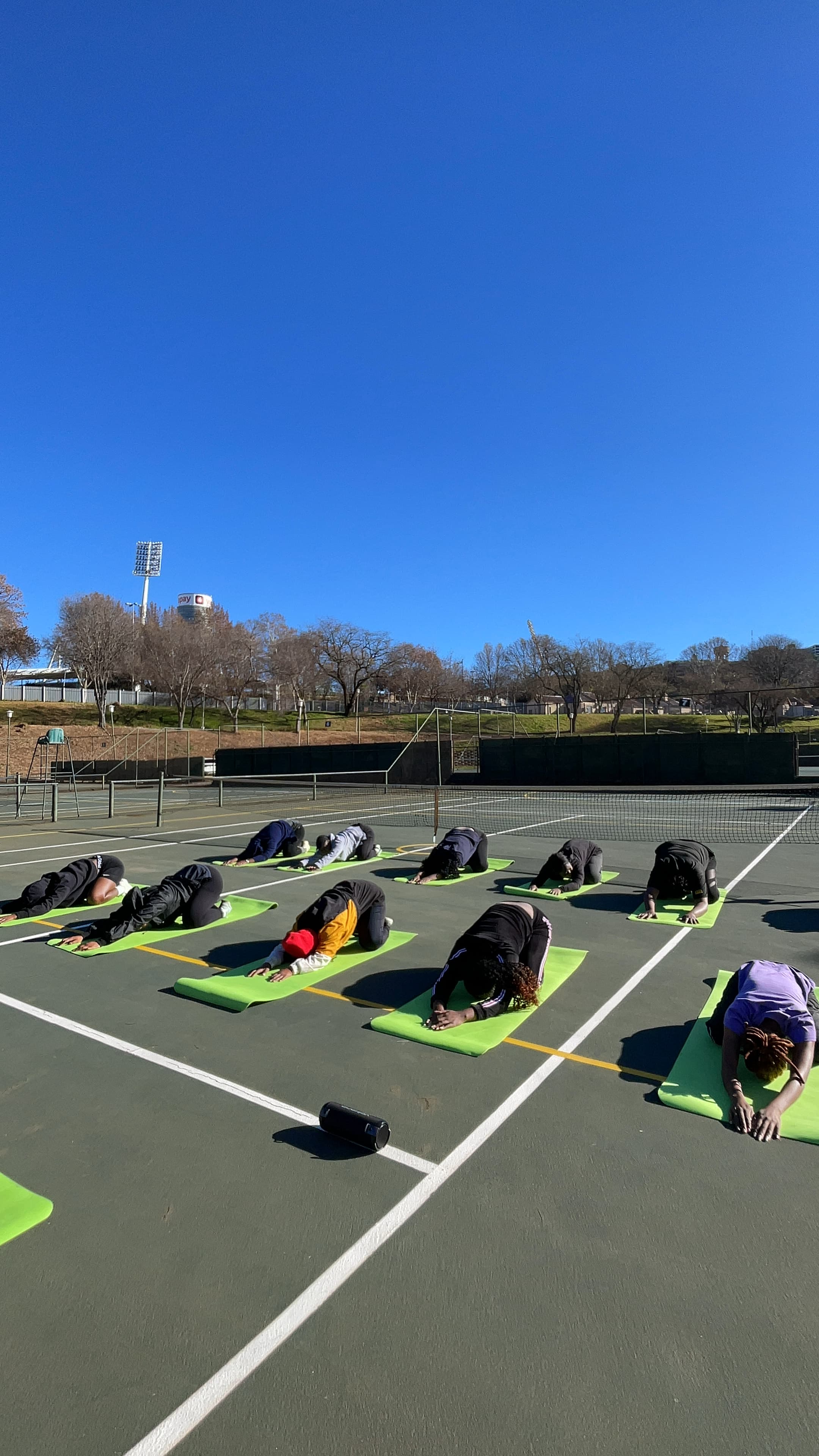 Group fitness on the court